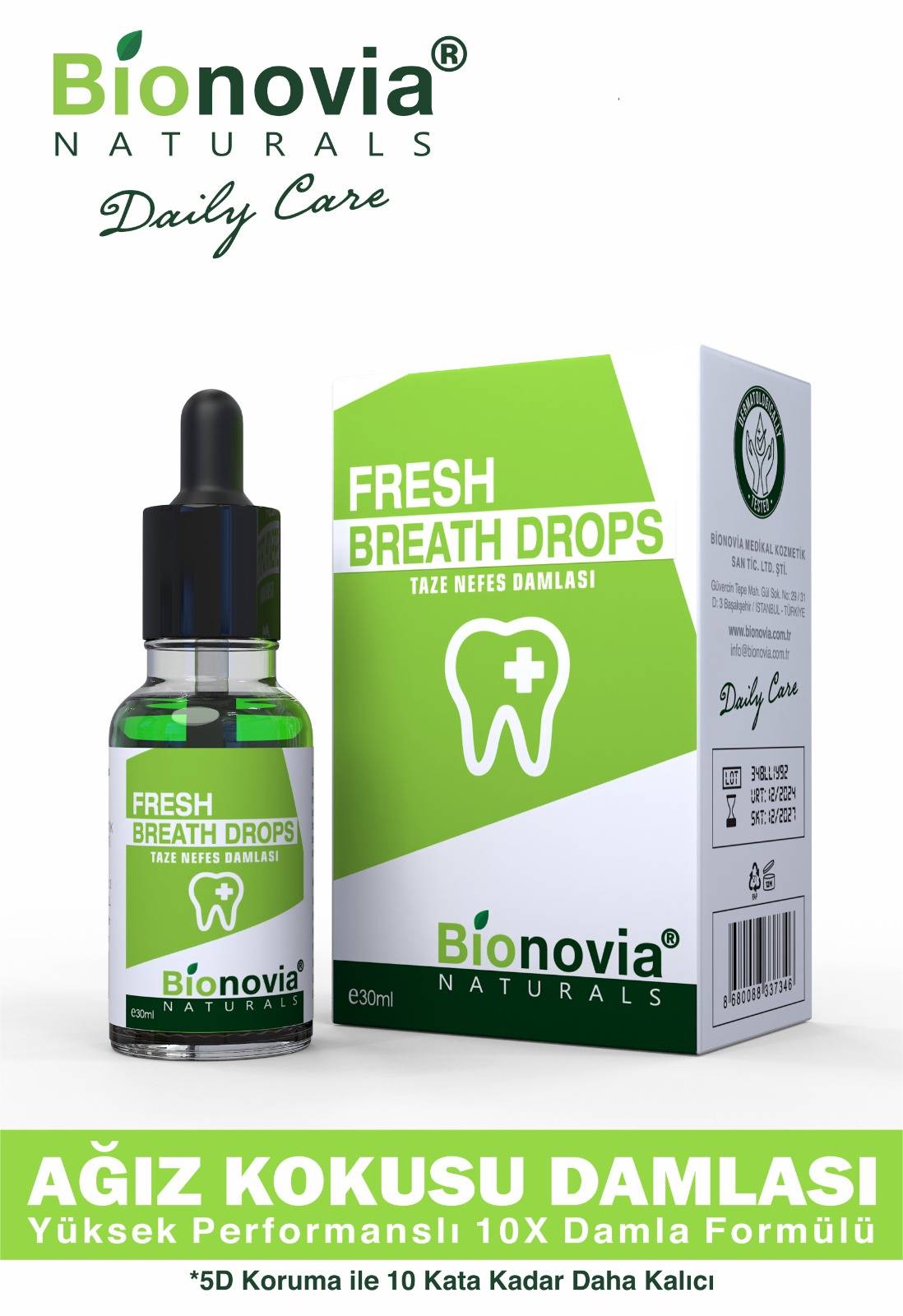 Bionovia Ağız Kokusu Önleyici Damla 30ml