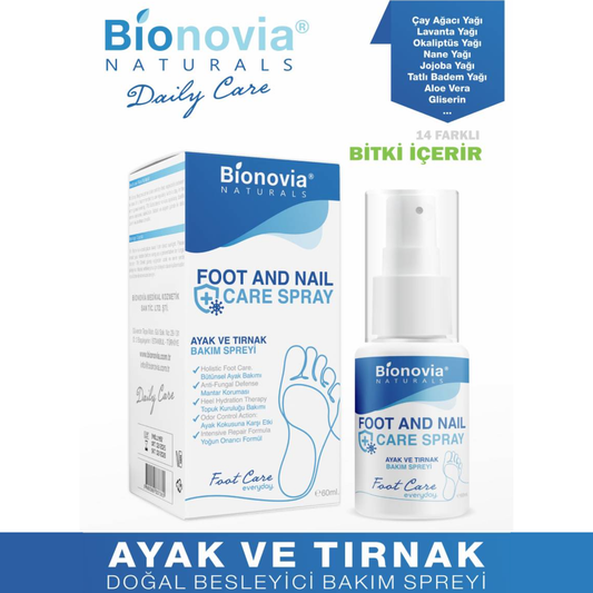 Bionovia Ayak Kokusu Giderici Ayak Bakım Spreyi - 60 ml