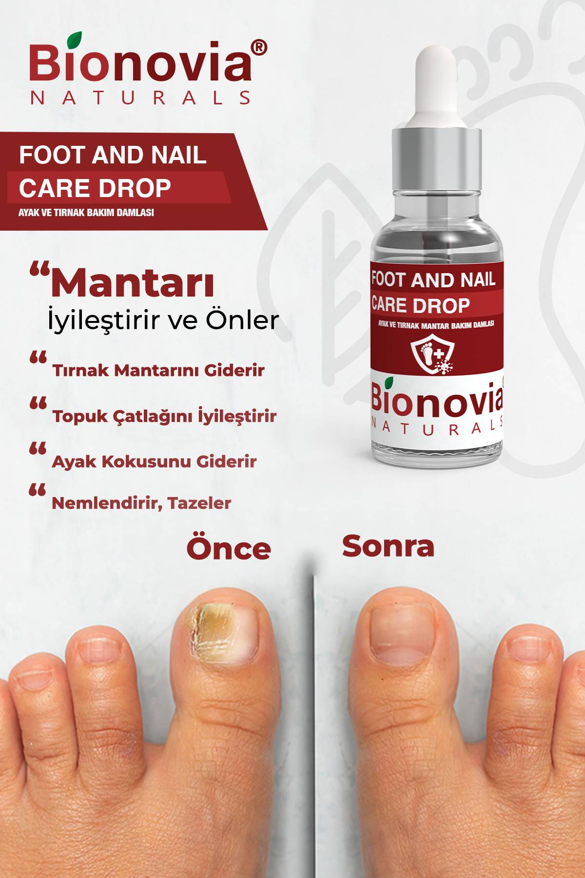 Bionovia Ayak Tırnak Bakım Damlası 30 ml