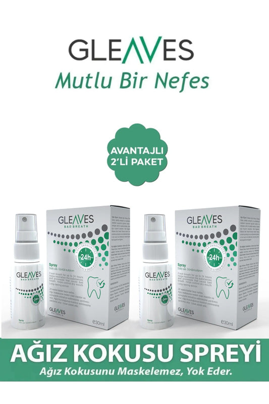 Gleaves Naturals Ağız Kokusu Önleyici Sprey