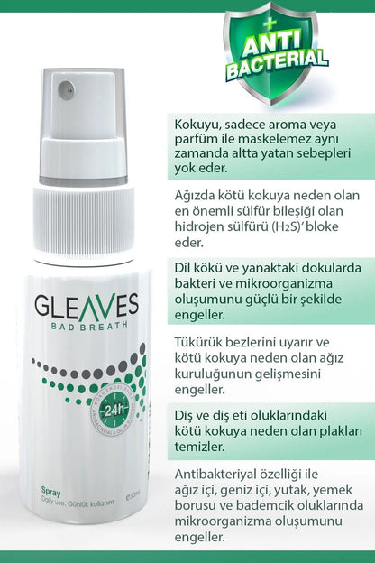 10' Lu Nefes Tazeleyici Ağız Kokusu Giderici Sprey, Ağız Kokusu Önleyici Ekonomik Paket 30 ml