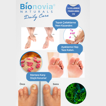 Bionovia Ayak Kokusu Giderici Ayak Bakım Spreyi - 60 ml