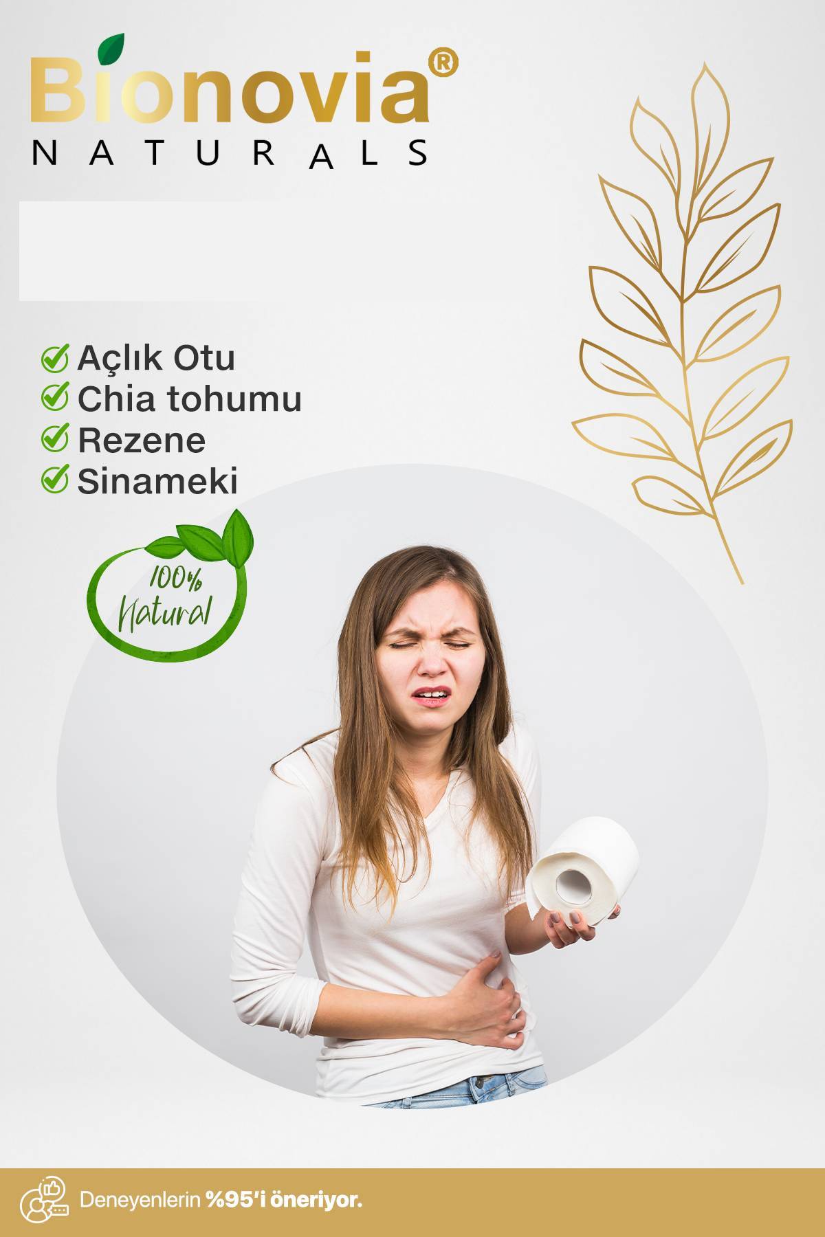 Bionovia Kabızlık Giderici Bitkisel Macun Anında Etki 300 ml