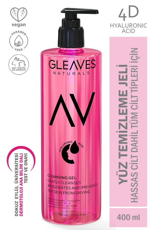 Gleaves Naturals Yüz Temizleme Jeli - 400 ml