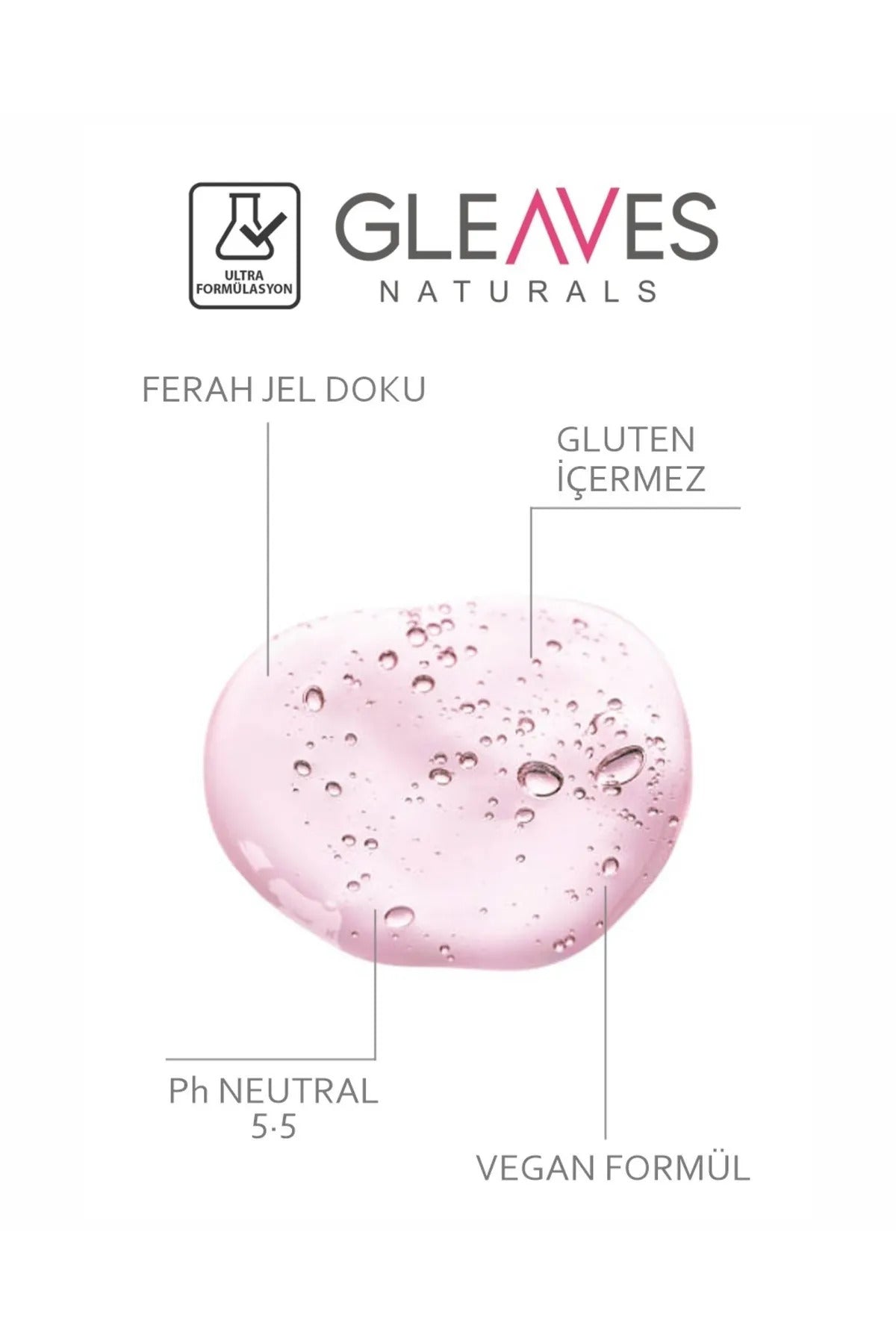 Gleaves Naturals Yüz Temizleme Jeli - 400 ml